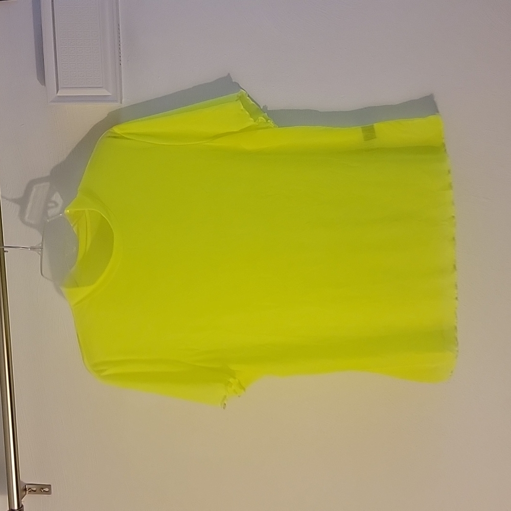 NEON GREEN SHEER TSHIRT